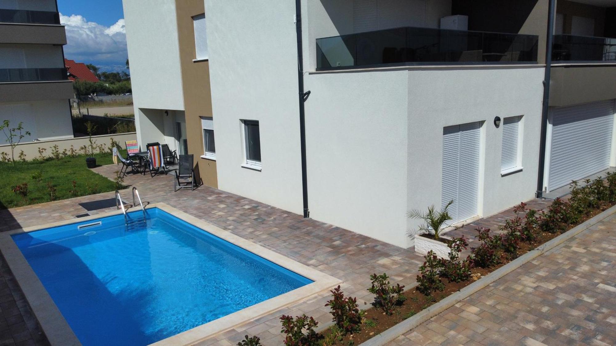 Apartment Relex With Pool & Jacuzzi Privlaka  Ngoại thất bức ảnh